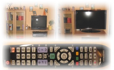 new TV Samsung LE37A656