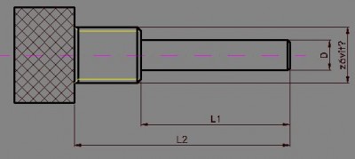 Nákres aretačního trnu