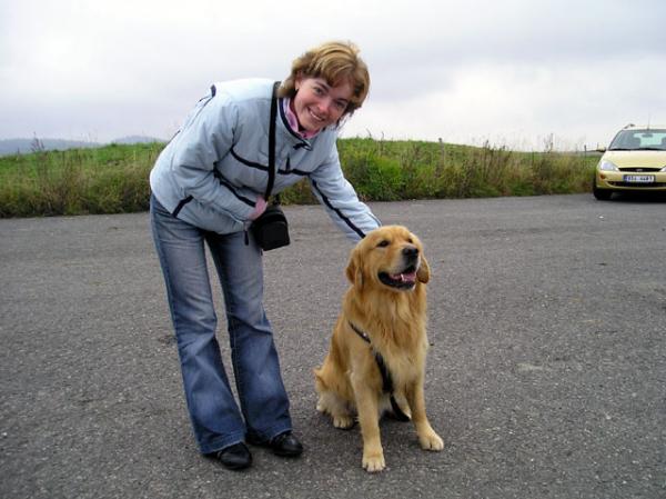 Největší radost měla přítelkyně z ClairVOYantova chlupáče :)