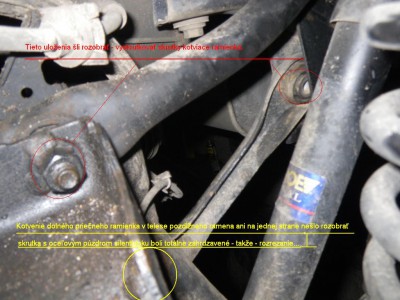 Pravá strana - pred demontážou.