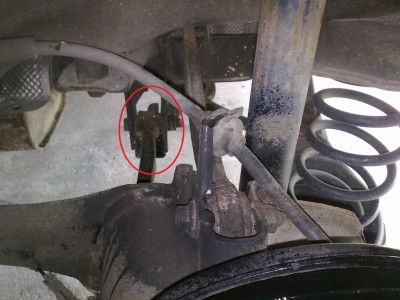 Spodní rameno - druhá strana